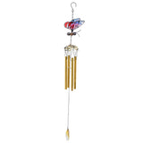 Max Butterfly Wind Chime Bell Garden Ornament Indoor Window Hanging Decor Gold