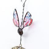 Max Butterfly Wind Chime Bell Garden Ornament Indoor Window Hanging Decor Gold