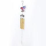 Max Butterfly Wind Chime Bell Garden Ornament Indoor Window Hanging Decor Gold