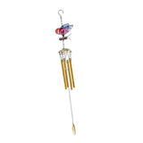 Max Butterfly Wind Chime Bell Garden Ornament Indoor Window Hanging Decor Gold