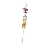 Max Butterfly Wind Chime Bell Garden Ornament Indoor Window Hanging Decor Gold