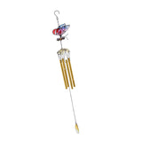 Max Butterfly Wind Chime Bell Garden Ornament Indoor Window Hanging Decor Gold