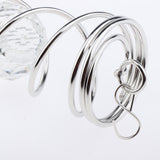 Max 7.5Crystal Spiral Twister Wind Twister Spinner for Indoor Outdoor Use Pink