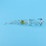 Max 7.5Crystal Spiral Twister Wind Twister Spinner for Indoor Outdoor Use Amber