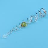 Max 7.5Crystal Spiral Twister Wind Twister Spinner for Indoor Outdoor Use Amber