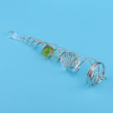 Max 7.5Crystal Spiral Twister Wind Twister Spinner for Indoor Outdoor Use Amber