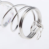 Max 7.5Crystal Spiral Twister Wind Twister Spinner for Indoor Outdoor Use Purple