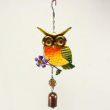 Max Metal Wind Chime Owl Wind Chimes Garden Home Outdoor Decor Suncatcher Gift B