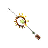 Max Metal Wind Spinner Hanging Garden Wind Spinner 3D Twisting Decor Yard Sun