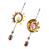 Max Metal Wind Spinner Hanging Garden Wind Spinner 3D Twisting Decor Yard Sun