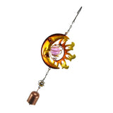 Max Metal Wind Spinner Hanging Garden Wind Spinner 3D Twisting Decor Yard Moon