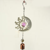Max Metal Wind Spinner Hanging Garden Wind Spinner 3D Twisting Decor Yard Moon