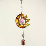 Max Metal Wind Spinner Hanging Garden Wind Spinner 3D Twisting Decor Yard Moon