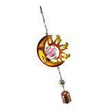 Max Metal Wind Spinner Hanging Garden Wind Spinner 3D Twisting Decor Yard Moon