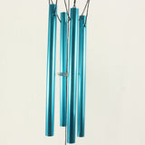 Max Butterfly Wind Chime Tube Ornament Yard Garden Hanging Decoration Blue