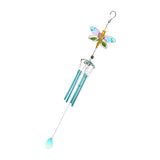 Max Metal Iron Iron Wind Chime Tube Ornament Yard Garden Hanging Decor Blue