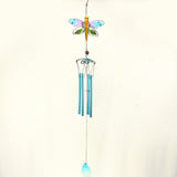 Max Metal Iron Iron Wind Chime Tube Ornament Yard Garden Hanging Decor Blue
