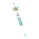 Max Metal Iron Iron Wind Chime Tube Ornament Yard Garden Hanging Decor Blue