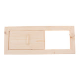 Max Cedar Sauna Air Ventilation Panel, 13x5.1inch, Sauna Accessories