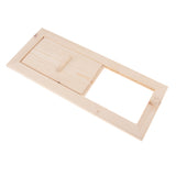 Max Cedar Sauna Air Ventilation Panel, 13x5.1inch, Sauna Accessories
