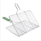 Max Stainless Steel BBQ Barbecue Grilling Basket Vegetables Grilling Net
