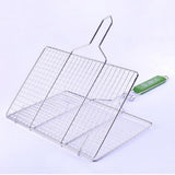Max Stainless Steel BBQ Barbecue Grilling Basket Vegetables Grilling Net