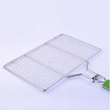 Max Stainless Steel BBQ Barbecue Grilling Basket Vegetables Grilling Net