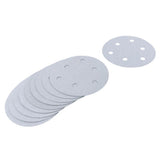 Max 10x Sand Disk Polish Grind Pad White Sandpaper Sheet Replacement 5" 600Grit