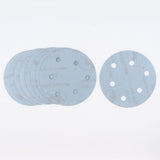 Max 10x Sand Disk Polish Grind Pad White Sandpaper Sheet Replacement 5" 600Grit