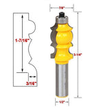 Max Architectural Molding Router Bit 1/2'' Shank Milling Cutter for Woodworking