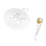 Max Crystal Spiral Twister Wind Twister Spinner ndoor Outdoor Dragon shape