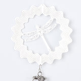 Max Crystal Spiral Twister Wind Twister Spinner ndoor Outdoor Dragonfly shape