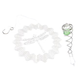 Max Crystal Spiral Twister Wind Twister Spinner ndoor Outdoor Dragonfly shape