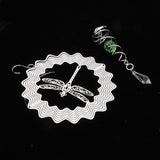 Max Crystal Spiral Twister Wind Twister Spinner ndoor Outdoor Dragonfly shape