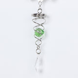 Max Crystal Spiral Twister Wind Twister Spinner ndoor Outdoor Dragonfly shape