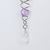 Max Crystal Spiral Twister Wind Twister Spinner ndoor Outdoor Butterfly shape