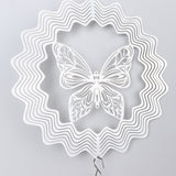 Max Crystal Spiral Twister Wind Twister Spinner ndoor Outdoor Butterfly shape