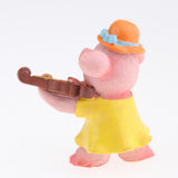 Max Miniature Dollhouse Bonsai Craft Garden Landscape Resin Pig Decor Play the Violin Pig