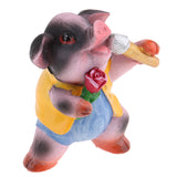 Max Miniature Dollhouse Bonsai Craft Garden Landscape Resin Pig Decor Singing B