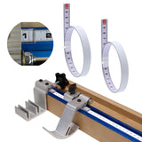 Max Miter Saw Track Tape Measure Adhesive Metric Ruler Left To Right(0-100CM)