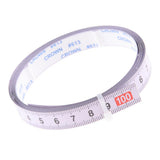 Max Miter Saw Track Tape Measure Adhesive Metric Ruler Middle(1M-0-1M)