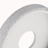 Max Diamond Brazed Grinding Wheel Rotary Polishing Cutting 10mm Flat