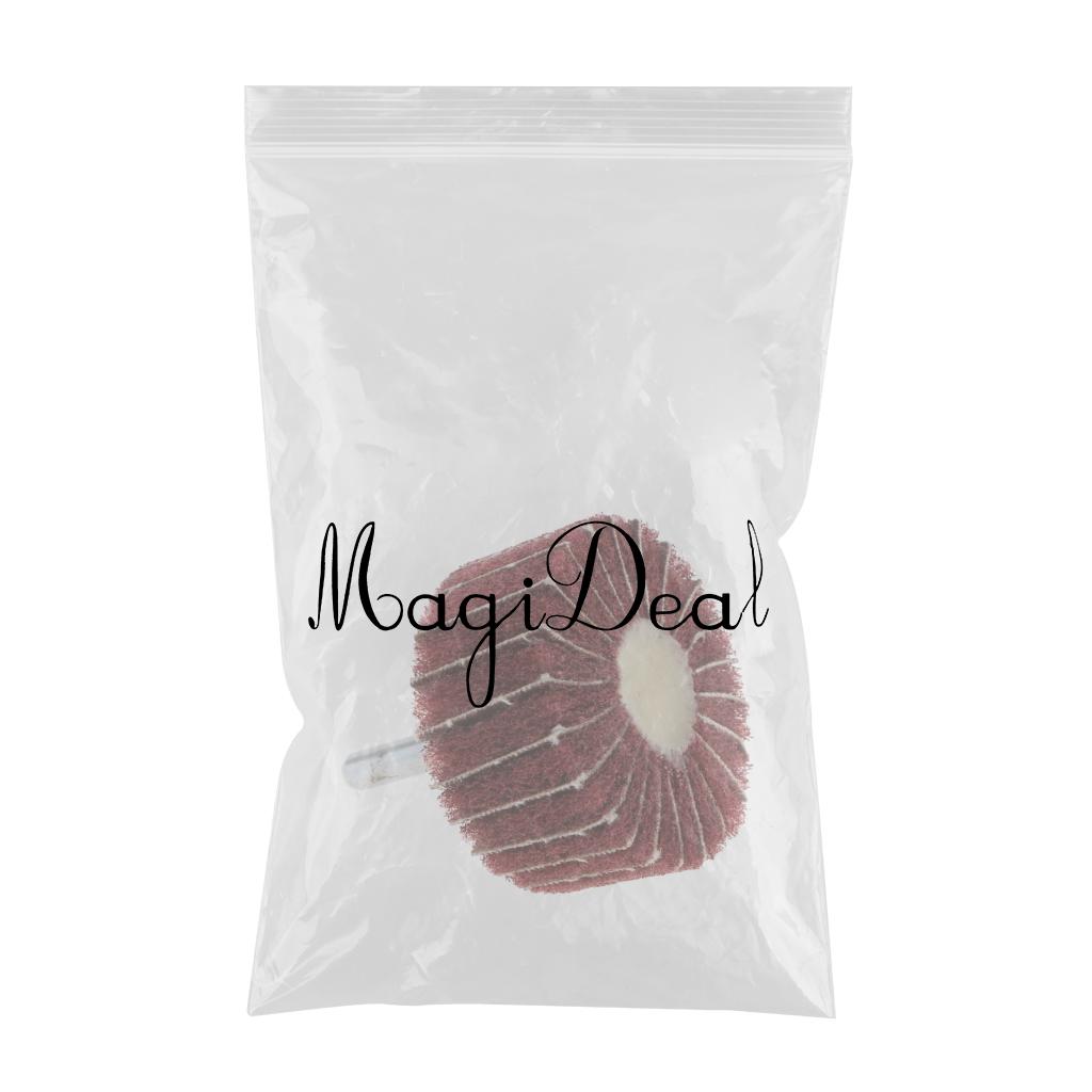 Max Non Woven Abrasive Wheel Grinding Polishing Tools 50 x 25 x 6mm Grit Red