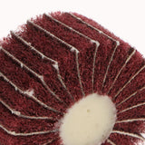 Max Non Woven Abrasive Wheel Grinding Polishing Tools 50 x 25 x 6mm Grit Red