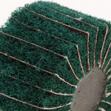 Max Fiber Abrasive Grinding Wheel Flap Sanding Disc 80×50×6mm with Grit Green