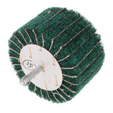 Max Fiber Abrasive Grinding Wheel Flap Sanding Disc 80×50×6mm with Grit Green