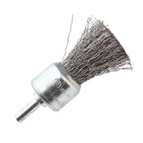 Max Maxb Stainless Steel Pen Shape Crimped Wire Brush 6mm Shank 6 x 25mm 0.3