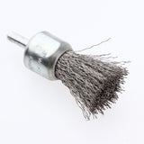 Max Maxb Stainless Steel Pen Shape Crimped Wire Brush 6mm Shank 6 x 25mm 0.3