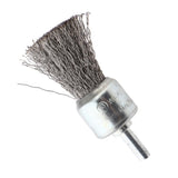 Max Maxb Stainless Steel Pen Shape Crimped Wire Brush 6mm Shank 6 x 25mm 0.3