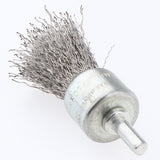 Max Maxb Stainless Steel Pen Shape Crimped Wire Brush 6mm Shank 6 x 25mm 0.3